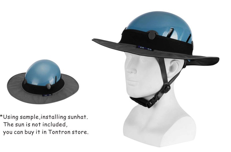 Tontron Climbing Caving Helmet (Blue, Large) - Image 4
